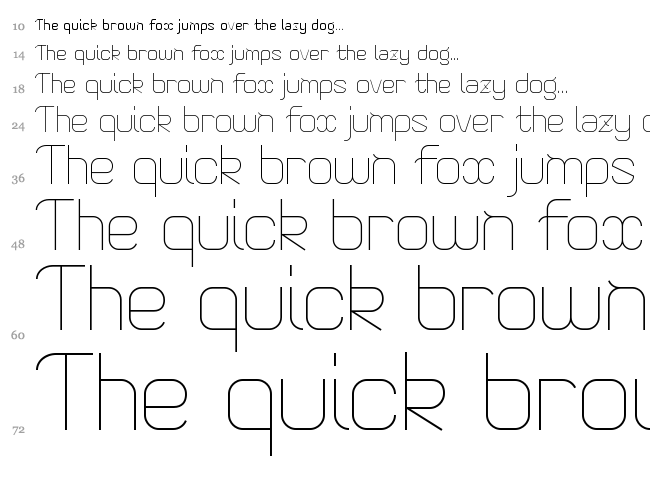 Sweet Confusion font waterfall